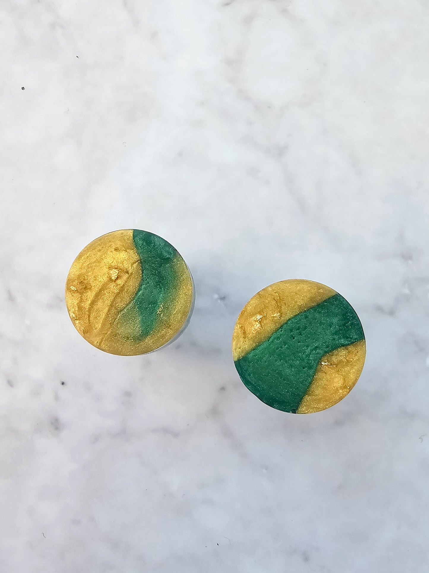 Make it Gold - Small Resin Geometric Shape Studs