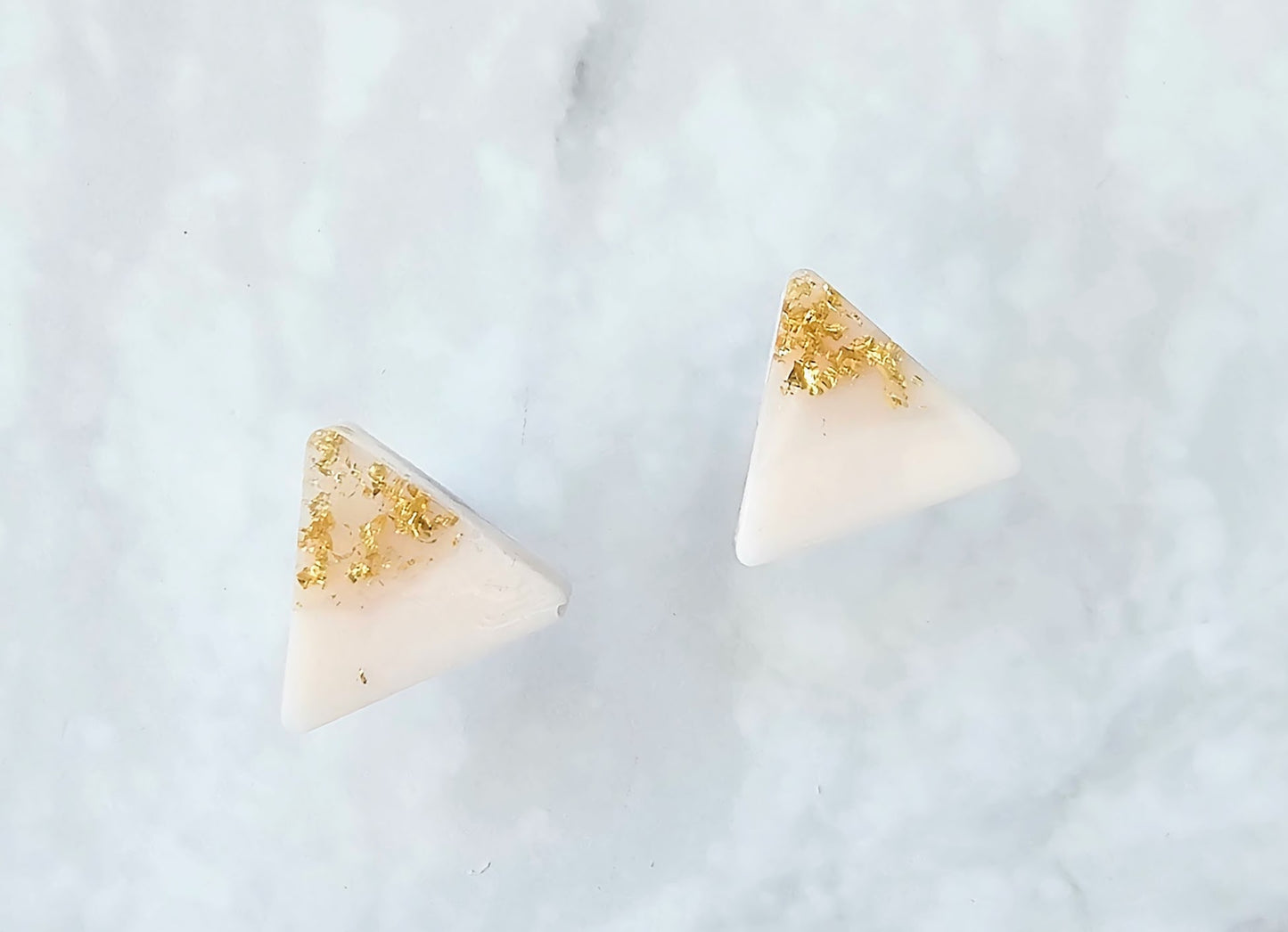 Make it Gold - Small Resin Geometric Shape Studs