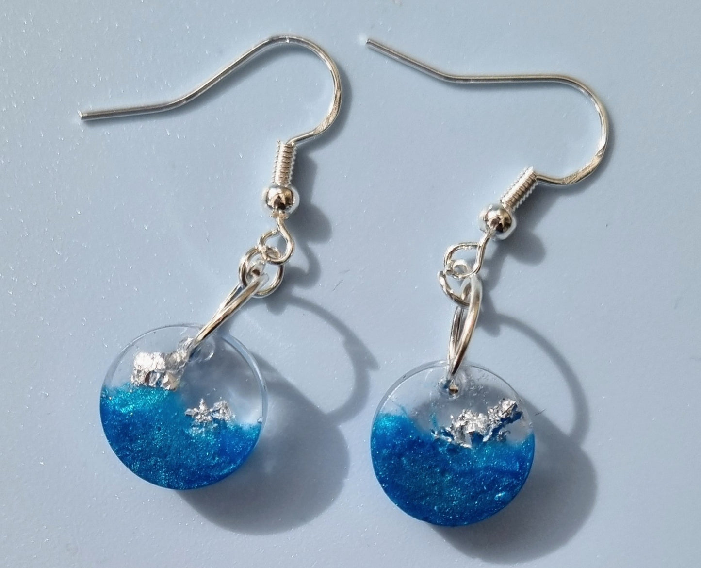 'Tiny Worlds' Resin Dangle Earrings