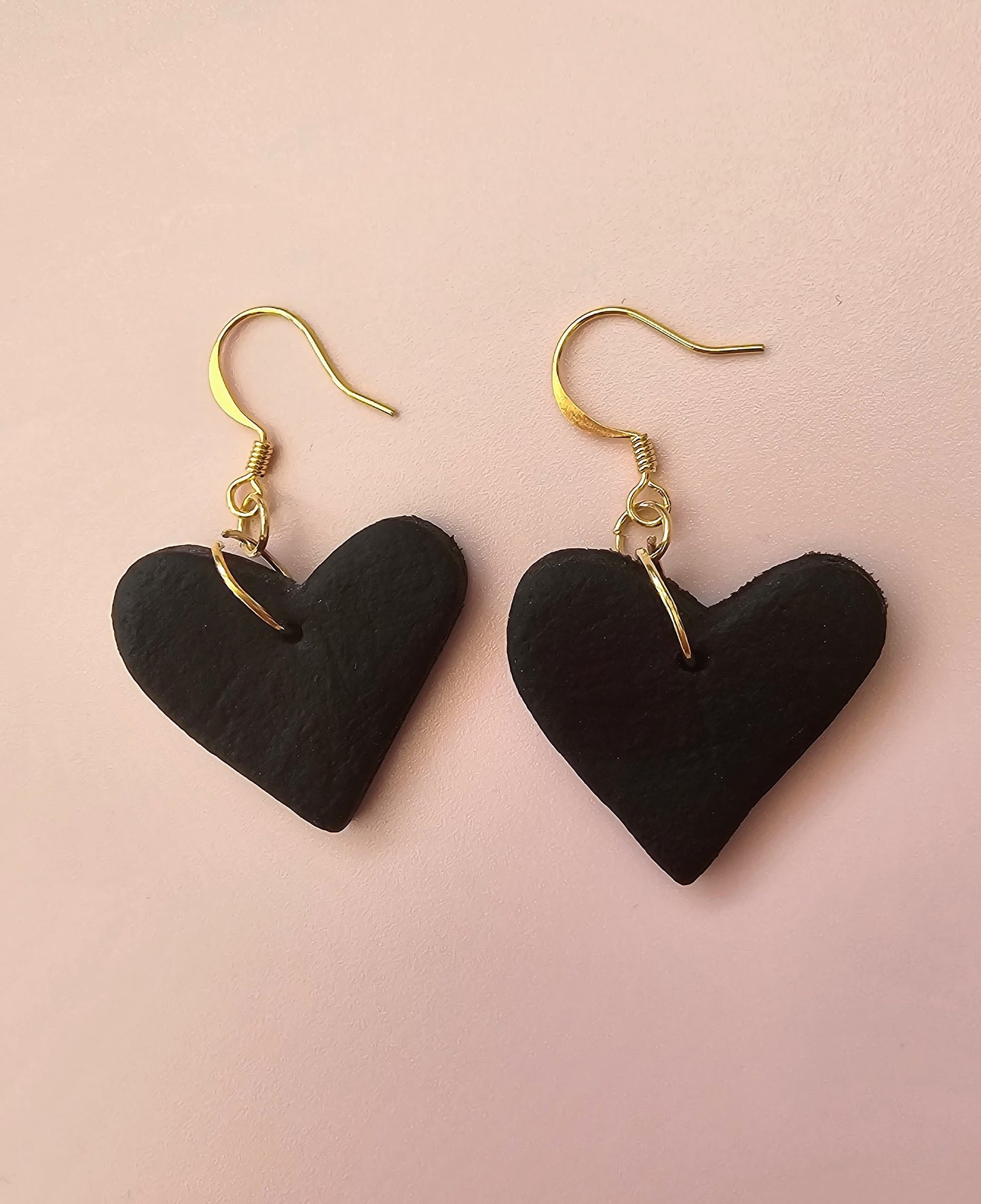 Love and Kisses Clay Drop Dangle Earrings