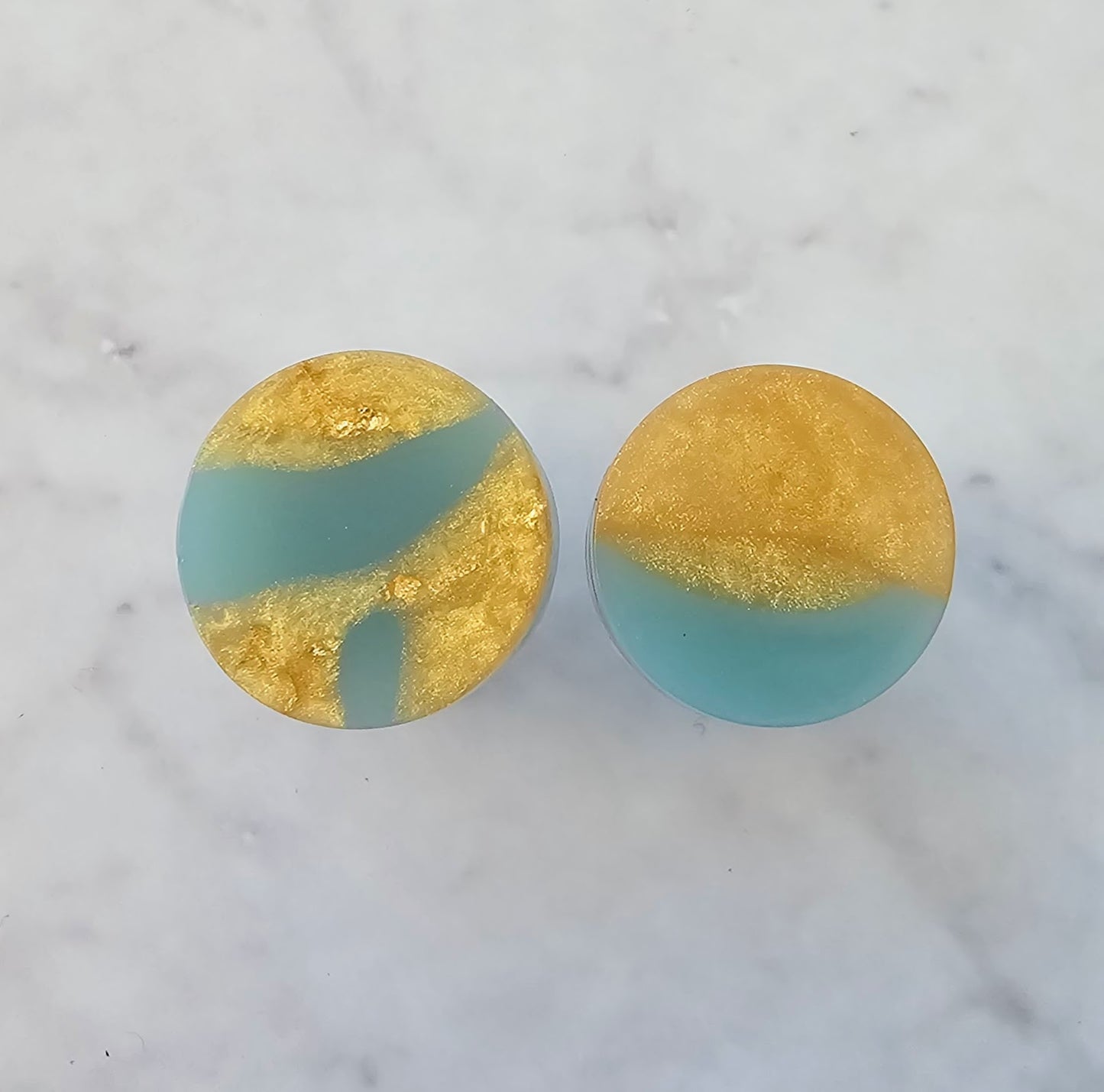 Make it Gold - Small Resin Geometric Shape Studs