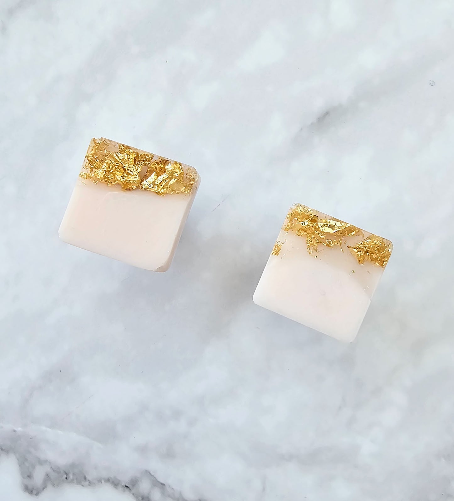 Make it Gold - Small Resin Geometric Shape Studs