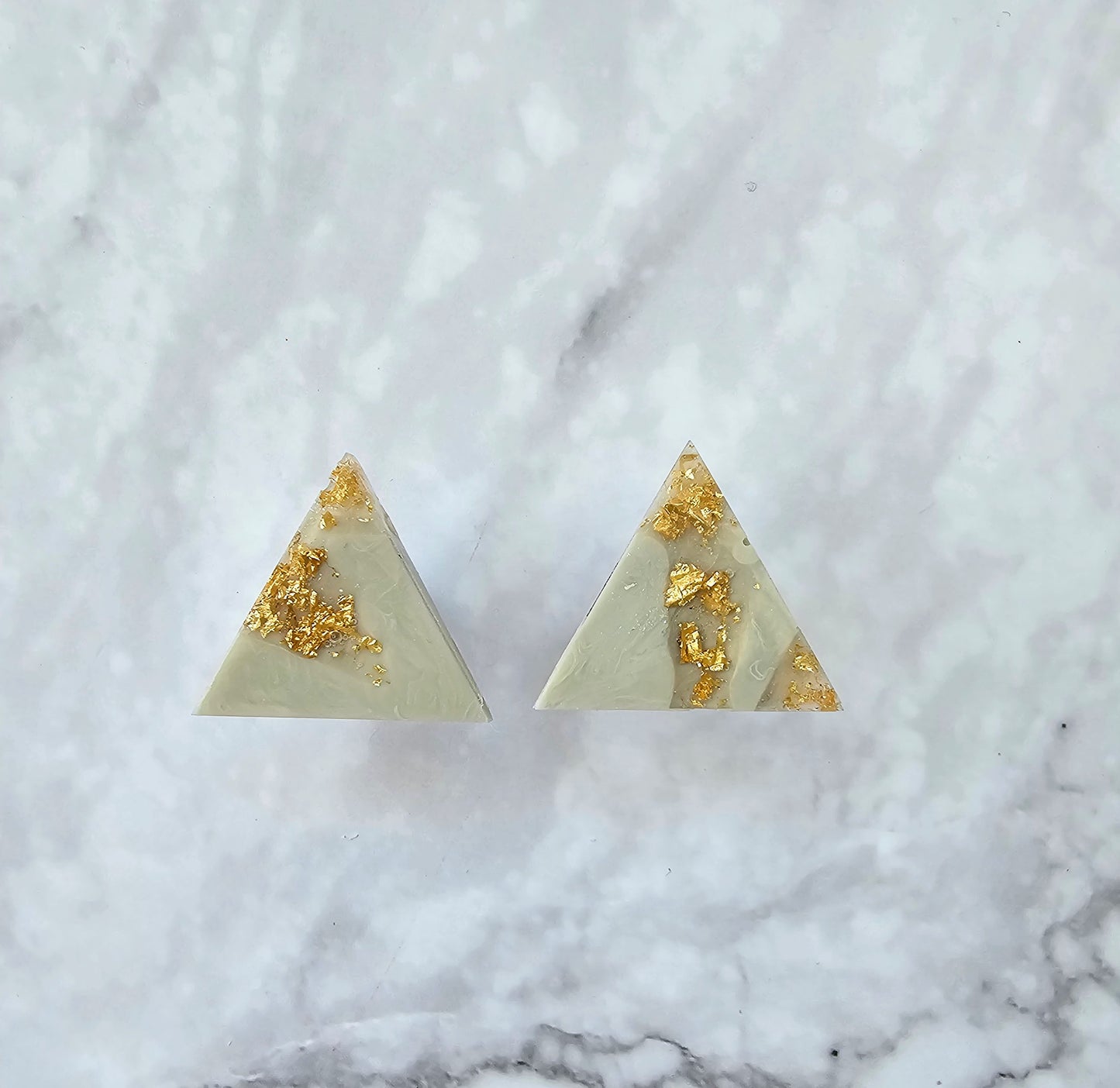 Make it Gold - Small Resin Geometric Shape Studs
