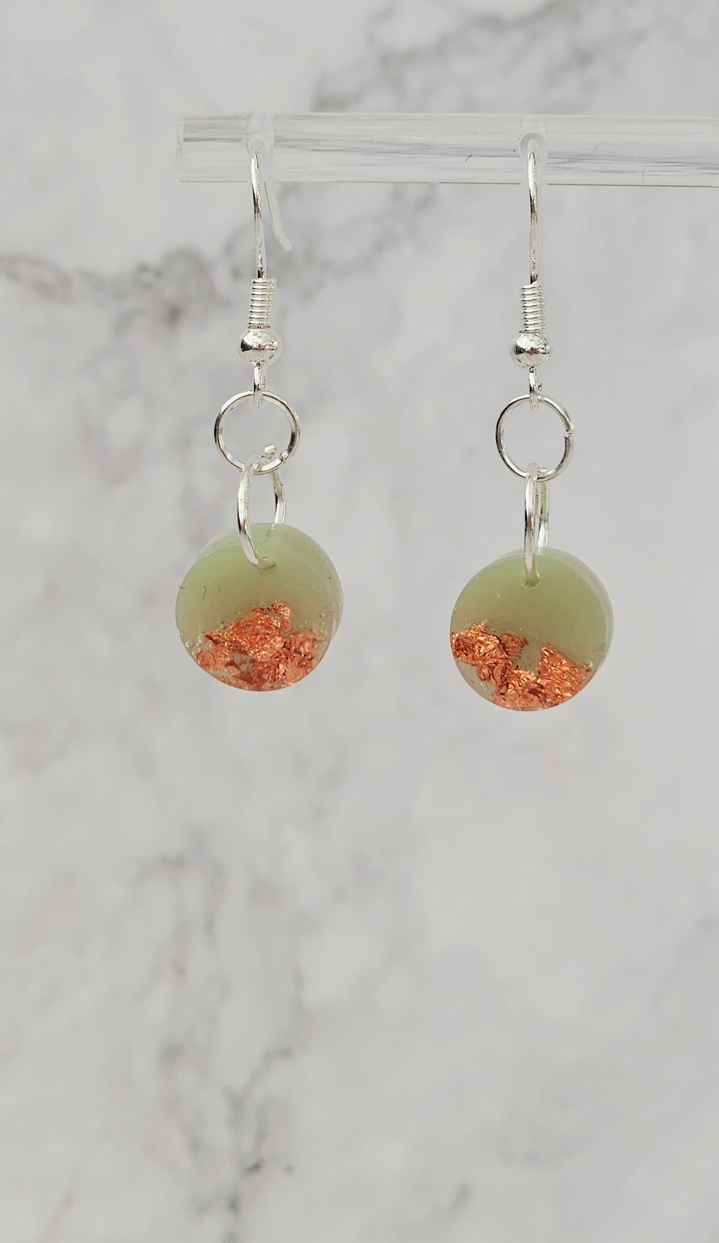 'Tiny Worlds' Resin Dangle Earrings