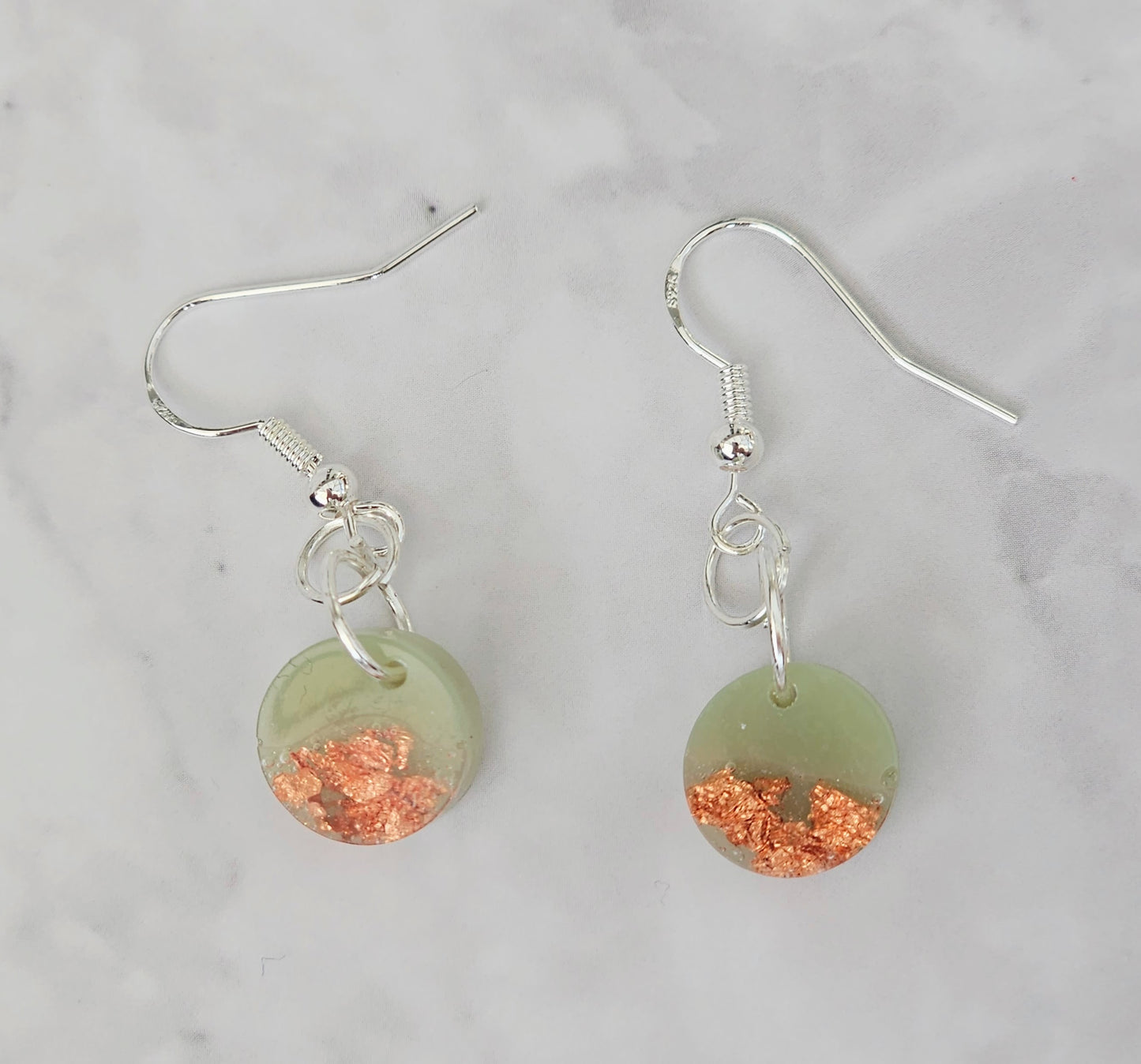 'Tiny Worlds' Resin Dangle Earrings