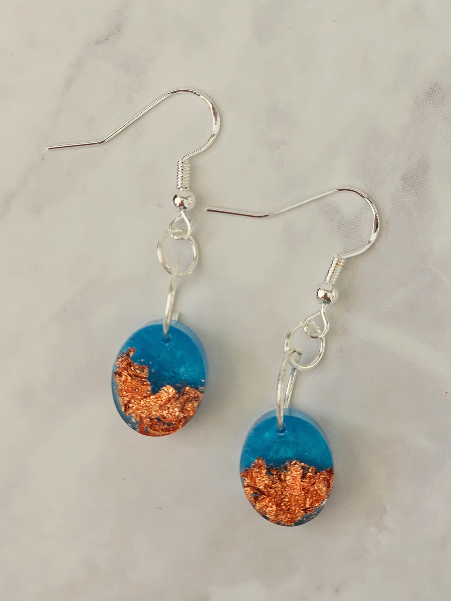 'Tiny Worlds' Resin Dangle Earrings