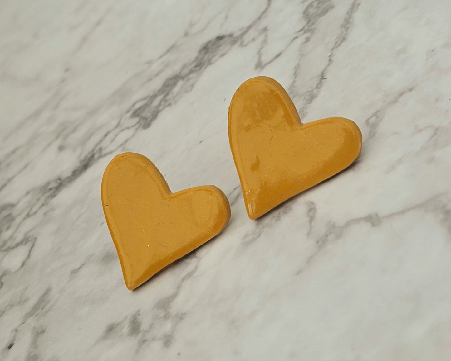 Oversized Statement Clay Stud Earrings