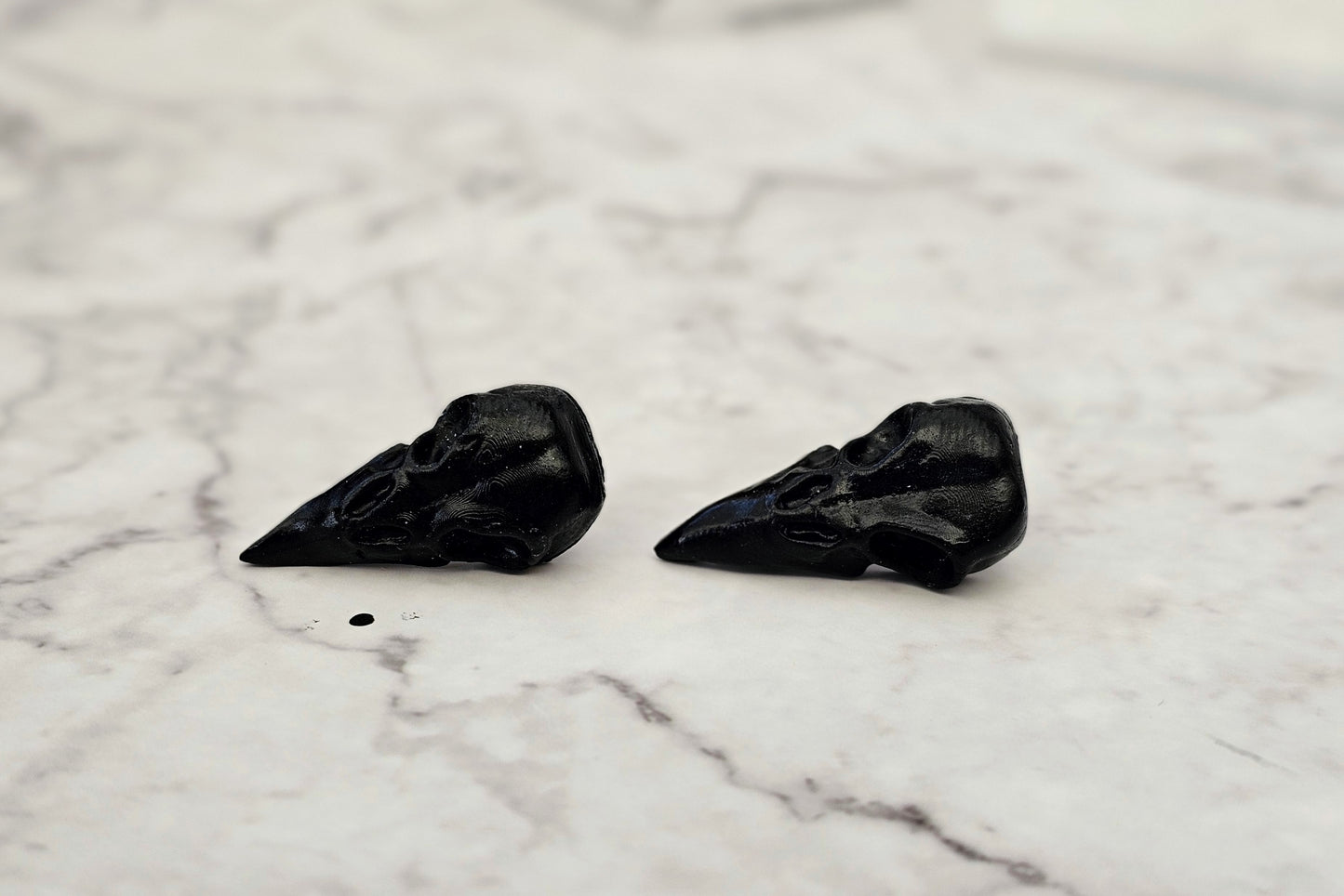 Gothica Bird Skull Clay Studs