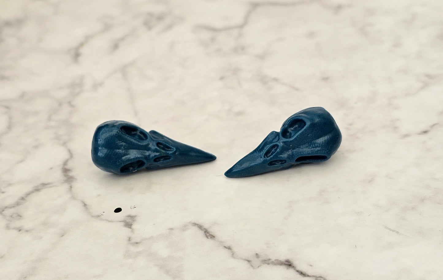 Gothica Bird Skull Clay Studs